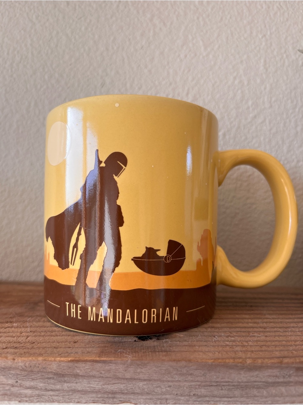 The Mandalorian Yellow Ceramic Coffee Mug